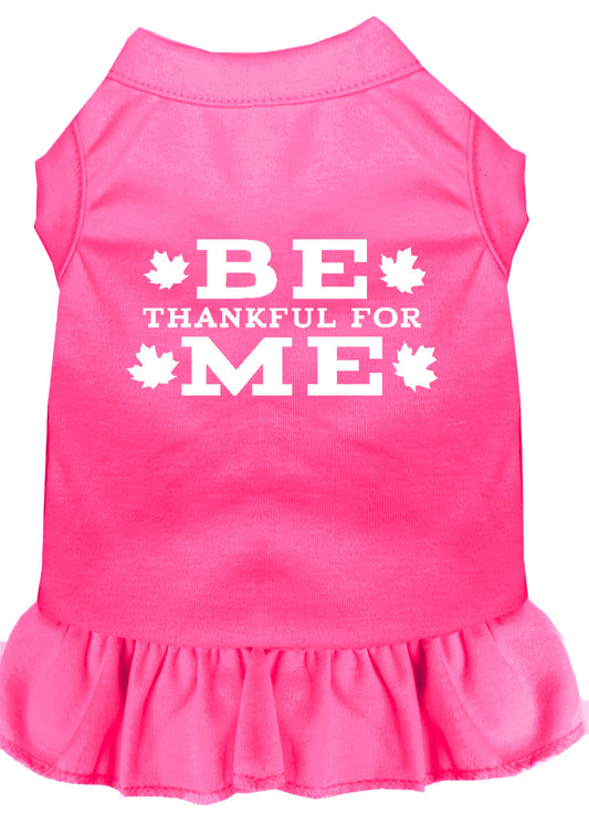 Be Thankful for Me Screen Print Dress